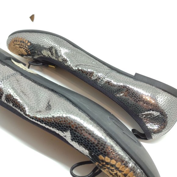 Owl (Wisdom) Vida Leather Embroidered Ballet Slippers Size 7 - Picture 10 of 14